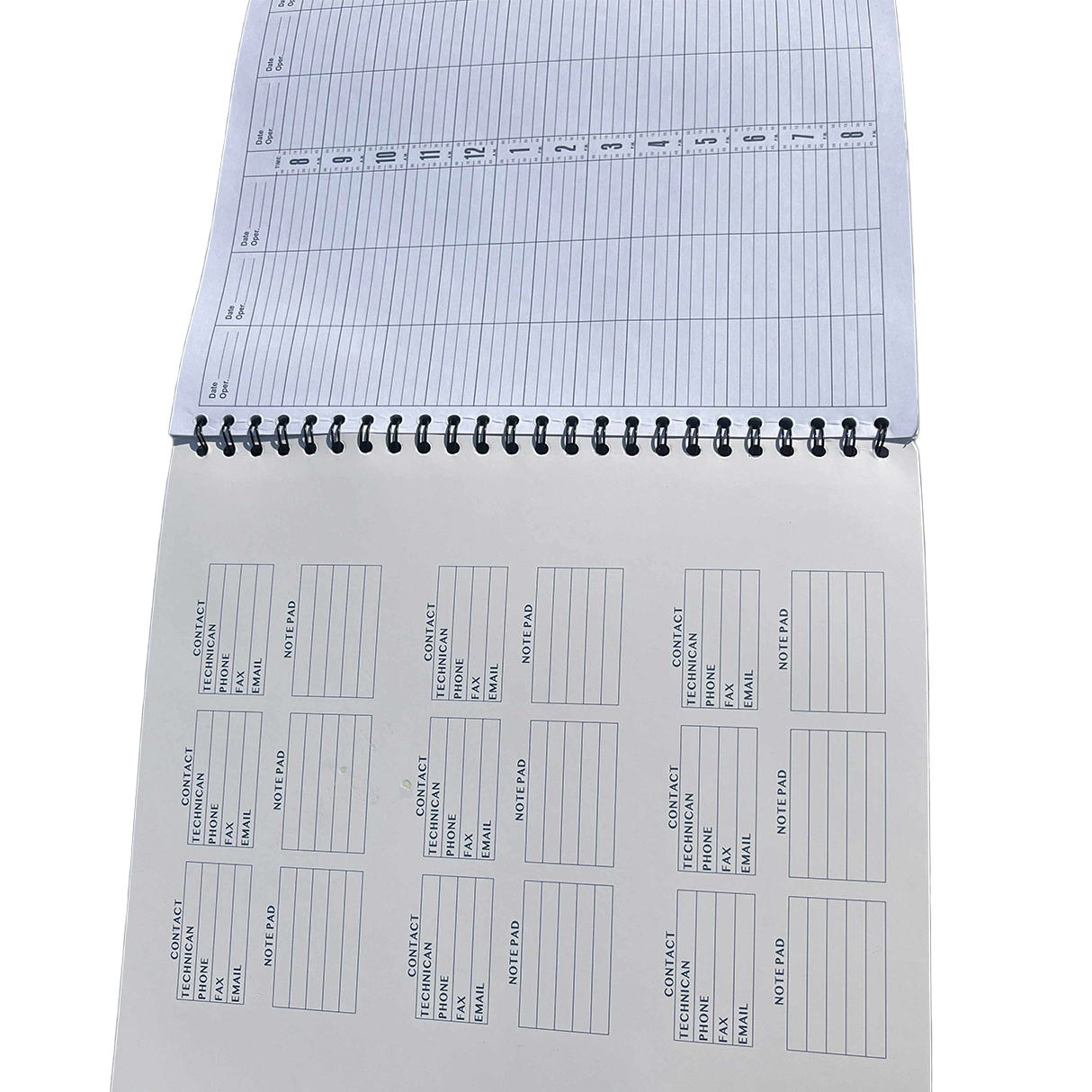 GELATOR Salon Appointment Book - 6 Columns