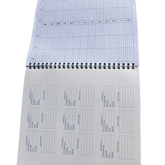 GELATOR Salon Appointment Book - 6 Columns