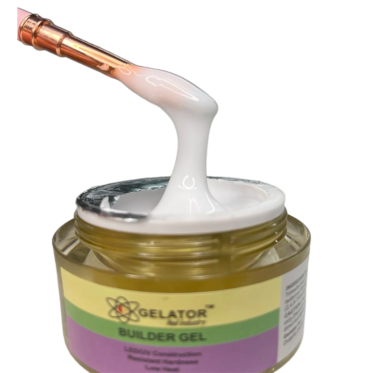 GELATOR NO HEAT Builder Gel Milky White