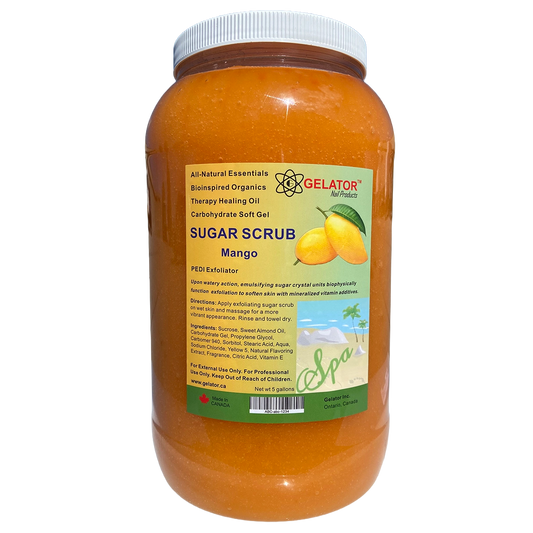 GELATOR Hot Oil Sugar Scrub Tangerine-Orange