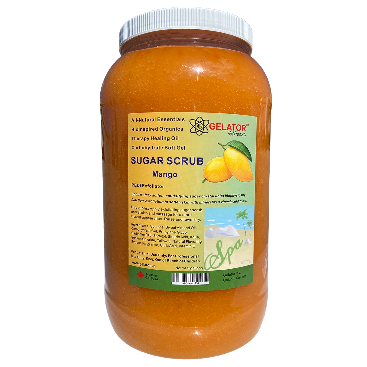 GELATOR Hot Oil Sugar Scrub Mango