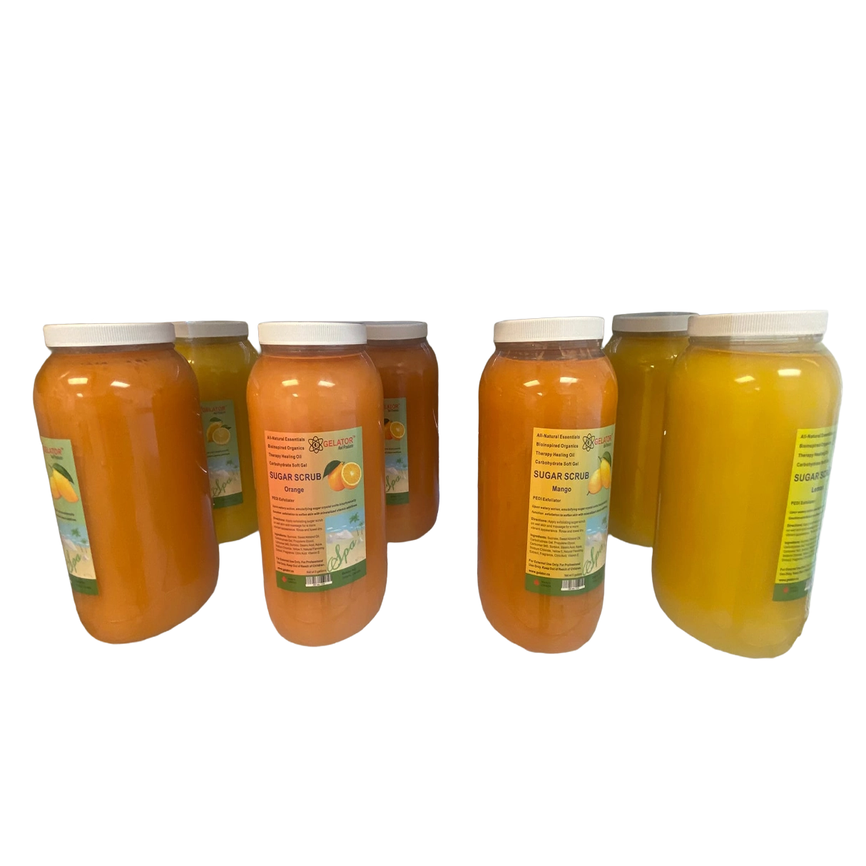 GELATOR Hot Oil Sugar Scrub Lemon