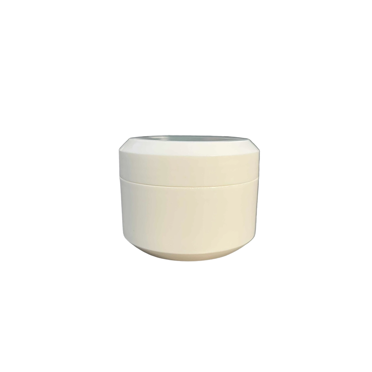 Empty White Gel Jar 2 oz