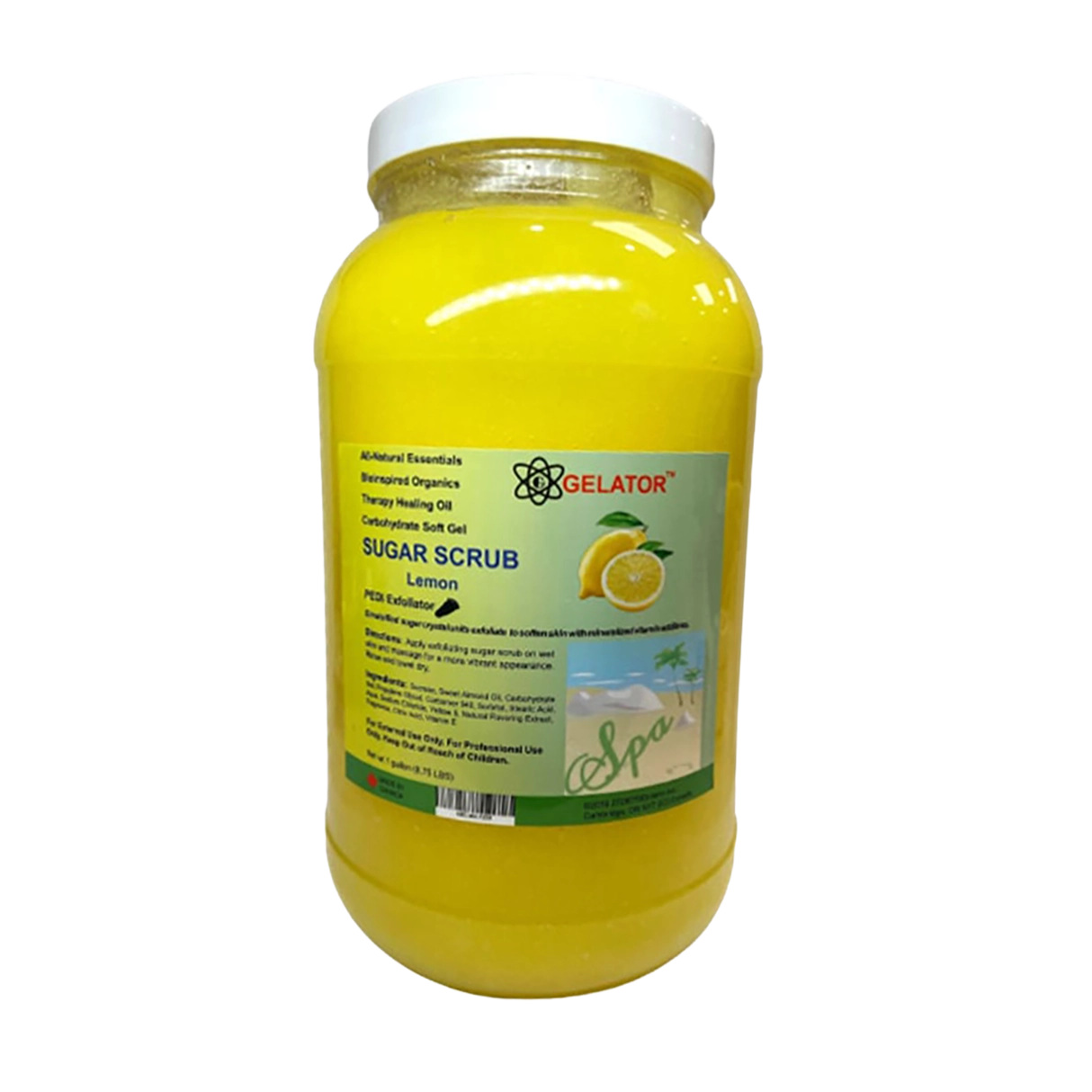 GELATOR Hot Oil Sugar Scrub Lemon